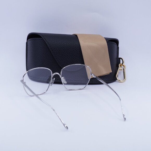 Loewe LW50073U 016 Eyeglasses Silver 55mm Geometric Frame - Picture 11 of 11